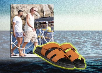 Erling Haaland trägt Hermès-Sandalen im Riviera-Urlaub