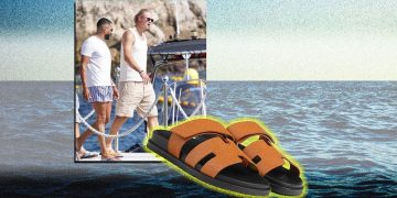 Erling Haaland trägt Hermès-Sandalen im Riviera-Urlaub