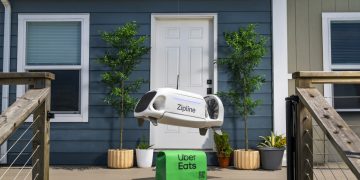 Uber Eats plant täglich eine Million Drohnenlieferungen